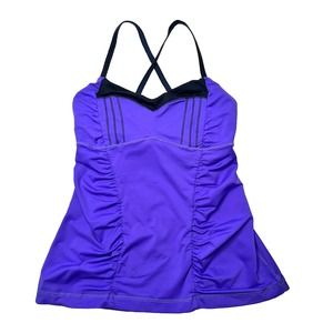 Lululemon Purple / Black Tank with Built in Bra
